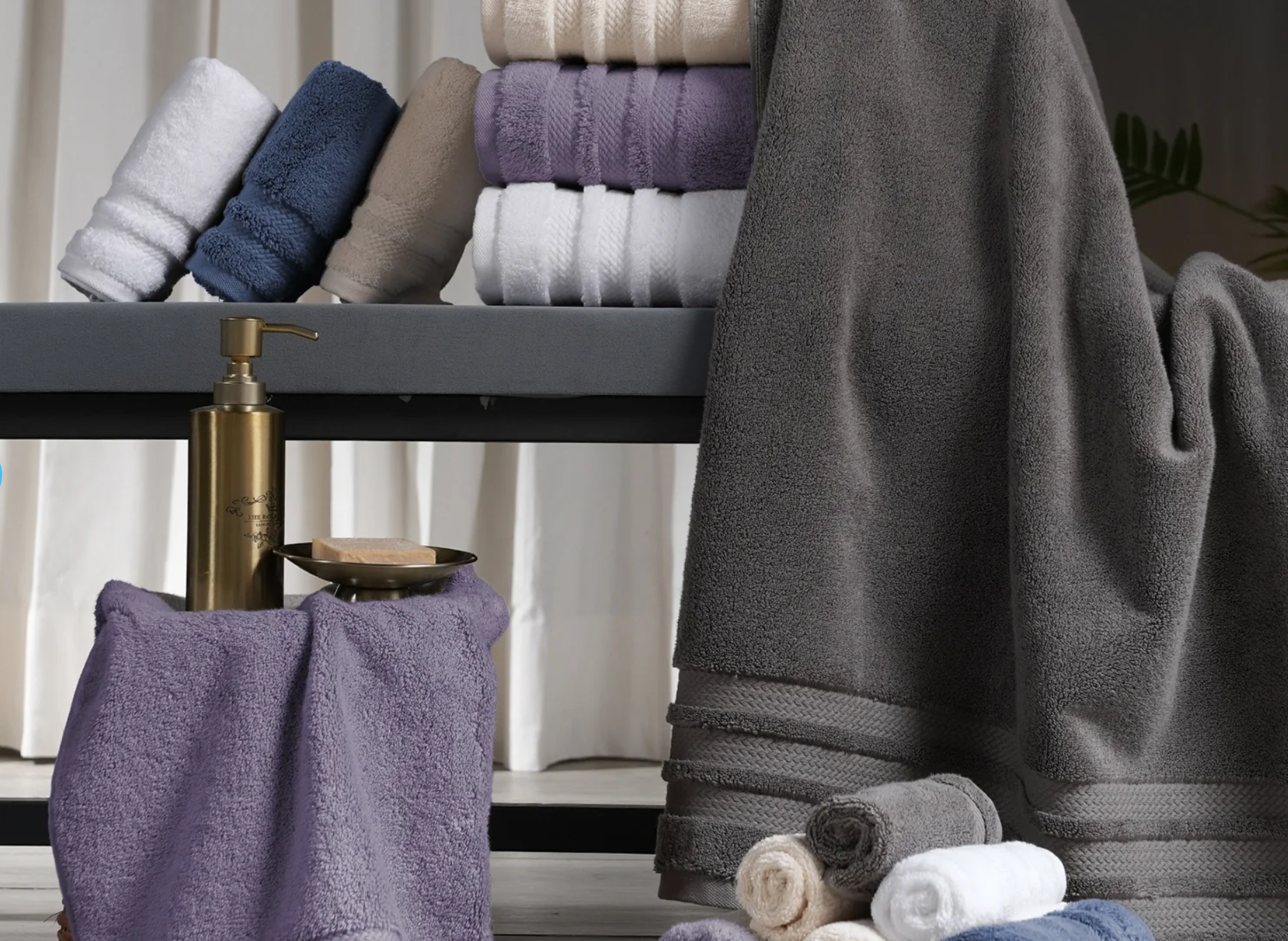 Luxury 2 Pc Bath Towel Set – Purple (625 GSM)
