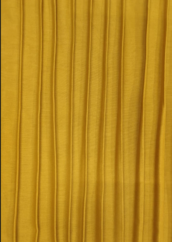 Full Voile Fabric - Mustard Yellow