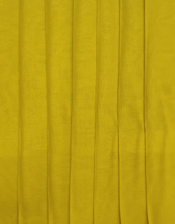Full Voile Fabric - Lemon Yellow