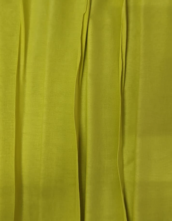 Full Voile Fabric - Lime Green
