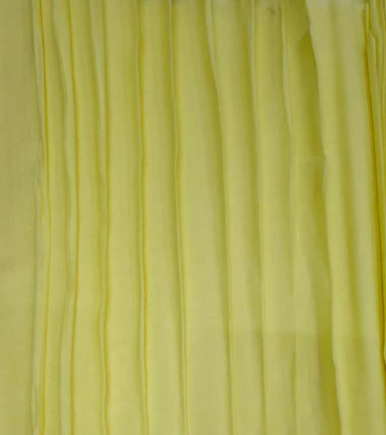 Full Voile Fabric - Lemon