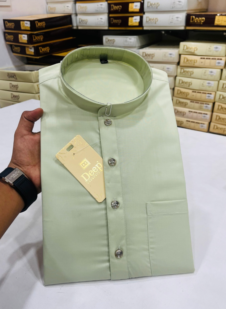 Plain Linen Kurta