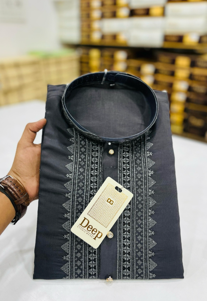 Rajwada Roman Silk Embroidered Charm