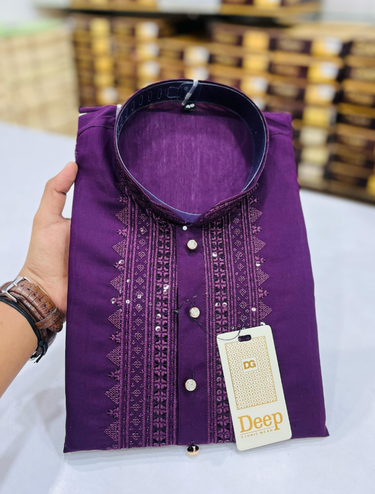 Rajwada Roman Silk Embroidered Charm