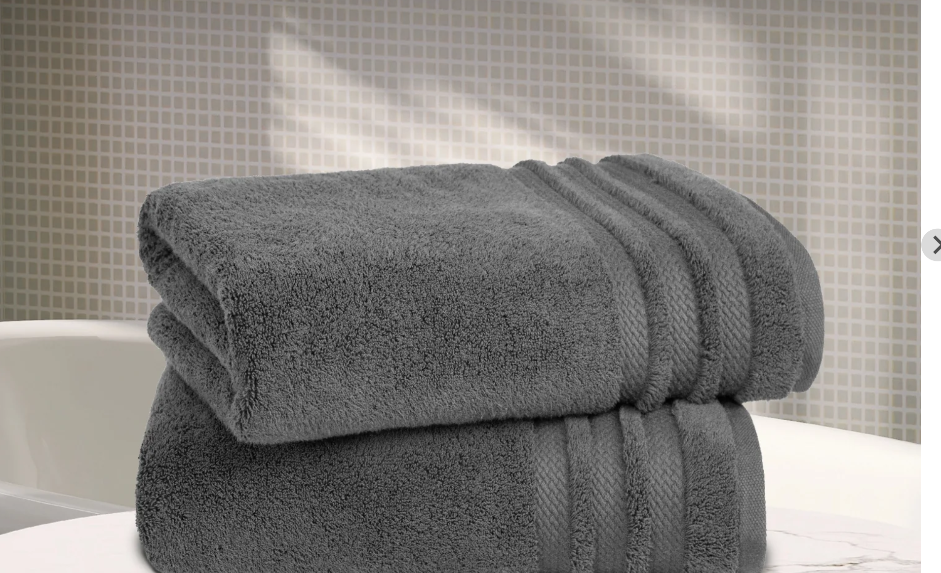 Luxury 2 Pc Bath Towel Set – Purple (625 GSM)